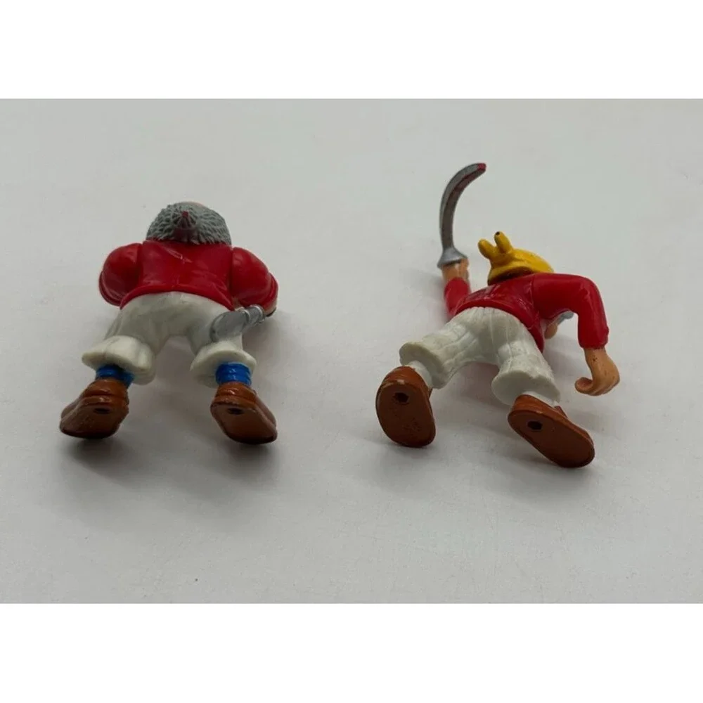 Vintage 1994 Fisher Price Great Adventures Pirate Ship Action Figures Lot Of 4